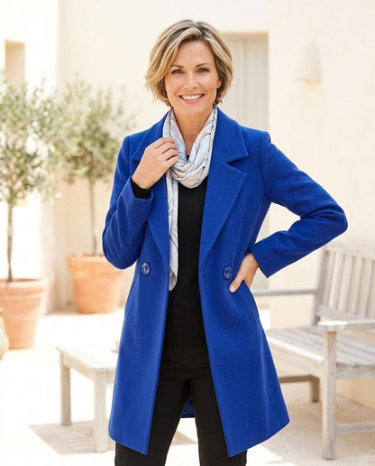 ExpressOutlet24 - Yepan | Tailored Notched Lapel Coat Women