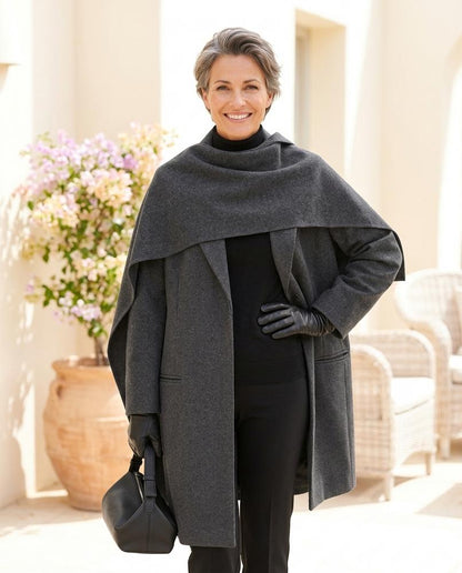 ExpressOutlet24 - Mozot | Felted Oversized Coat Women