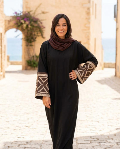 ExpressOutlet24 - Soser | Open-Front Embroidered Coat Women