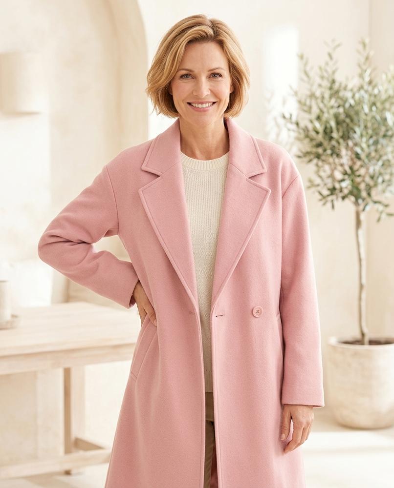 ExpressOutlet24 - Eihak | Double-Breasted Longline Coat Women