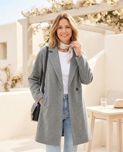 ExpressOutlet24 - Eihak | Double-Breasted Longline Coat Women