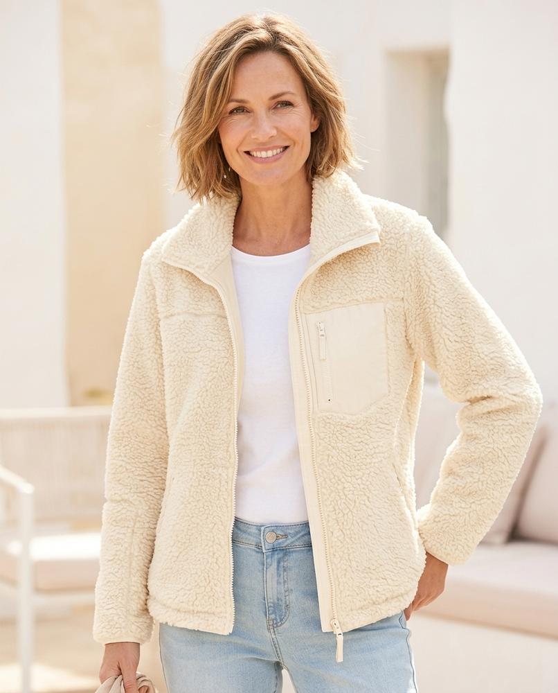 ExpressOutlet24 - Setur | Zip-Up Teddy Fleece Jacket Women