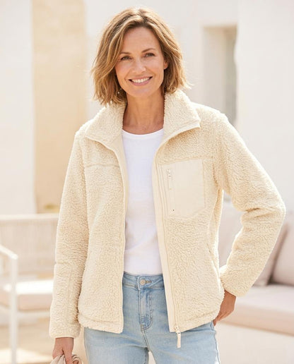 ExpressOutlet24 - Setur | Zip-Up Teddy Fleece Jacket Women
