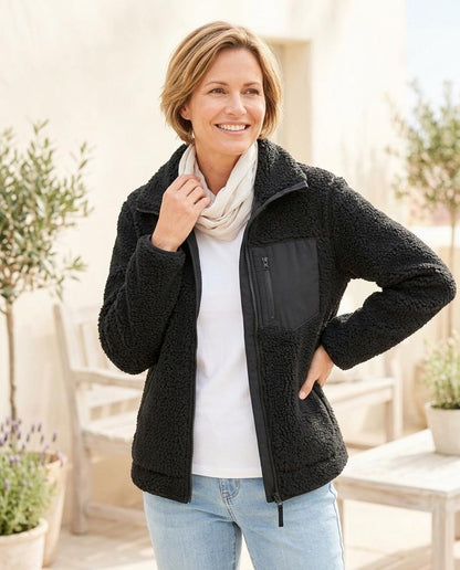 ExpressOutlet24 - Setur | Zip-Up Teddy Fleece Jacket Women
