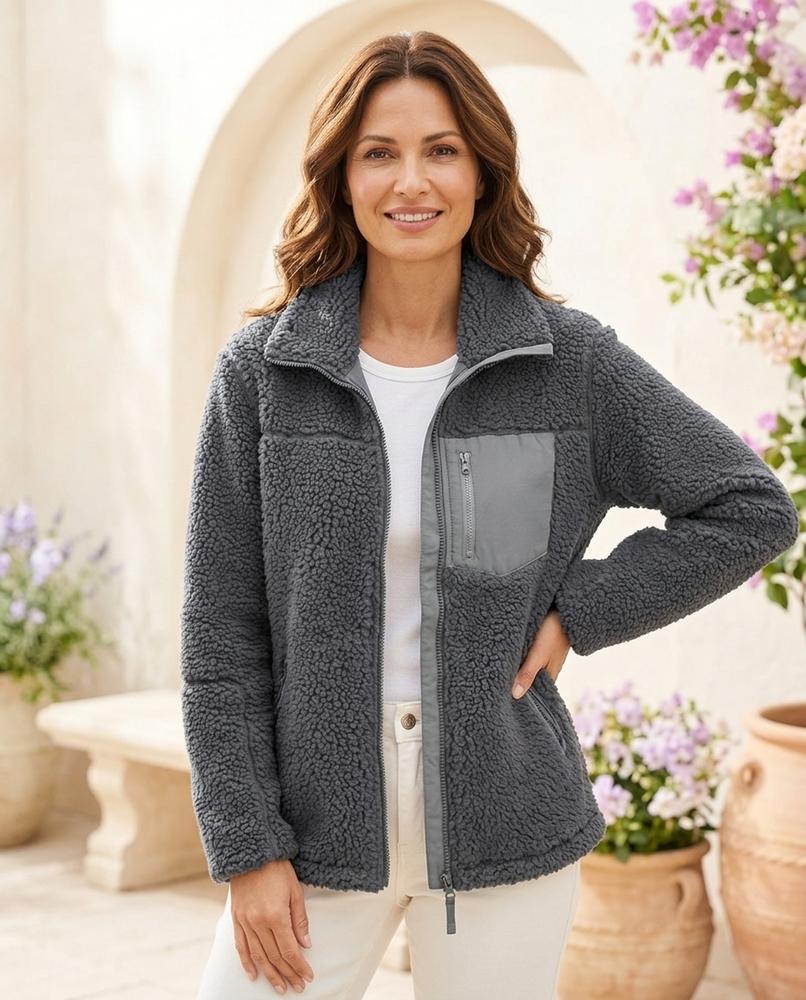 ExpressOutlet24 - Setur | Zip-Up Teddy Fleece Jacket Women