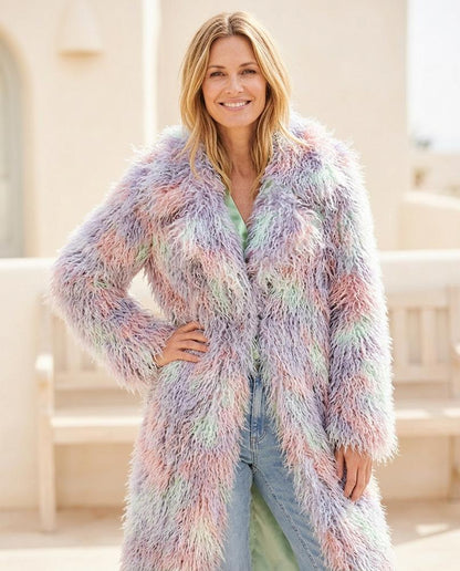 ExpressOutlet24 - Lonim | Shaggy Open-Front Coat Women