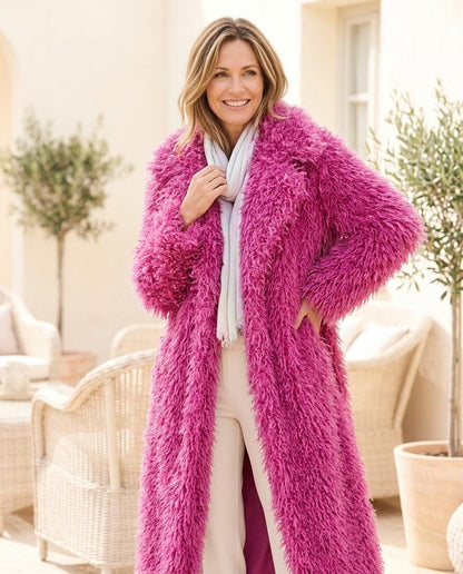 ExpressOutlet24 - Lonim | Shaggy Open-Front Coat Women