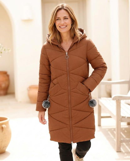 ExpressOutlet24 - Komid | Quilted Hooded Coat Women