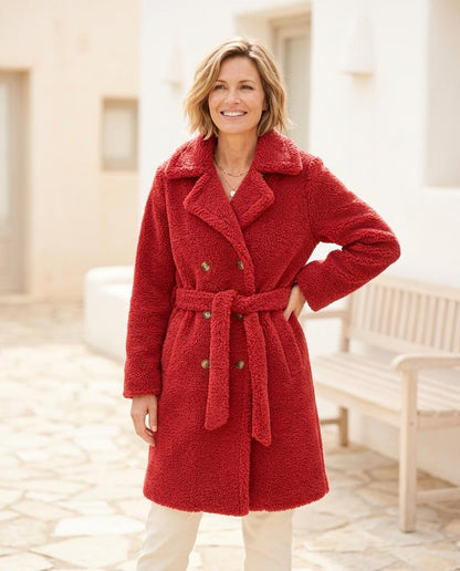ExpressOutlet24 - Nikal | Double-Breasted Belted Coat Women