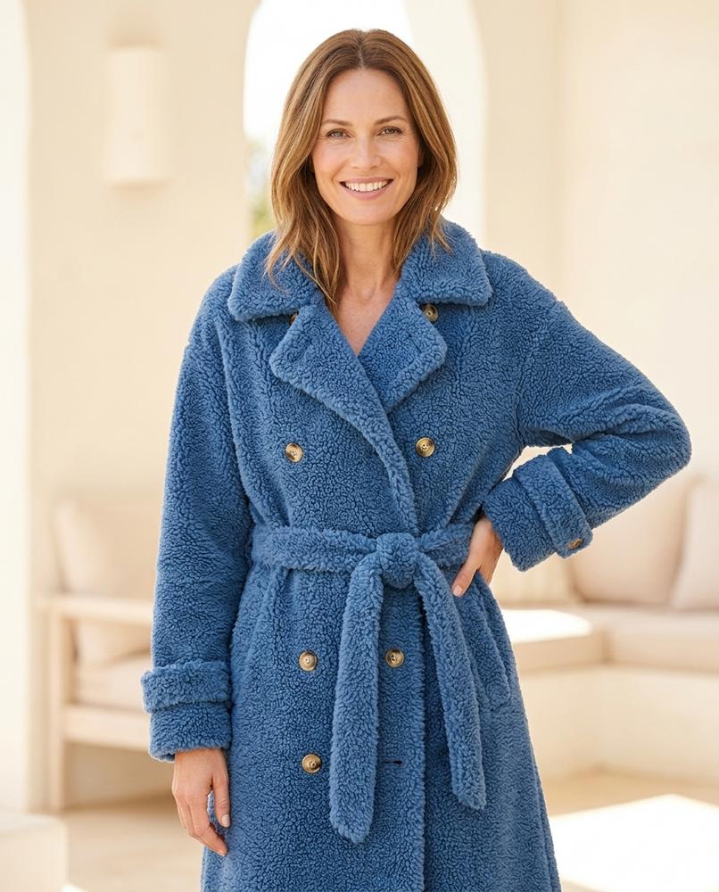ExpressOutlet24 - Nikal | Double-Breasted Belted Coat Women