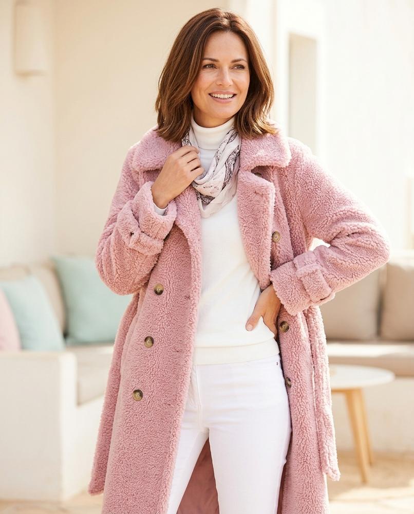 ExpressOutlet24 - Nikal | Double-Breasted Belted Coat Women