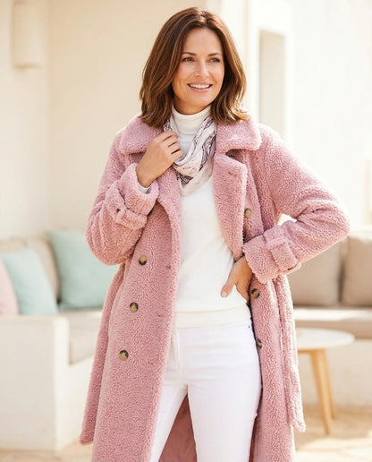 ExpressOutlet24 - Nikal | Double-Breasted Belted Coat Women