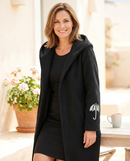 ExpressOutlet24 - Rihuv | Hooded Embroidered Coat Women