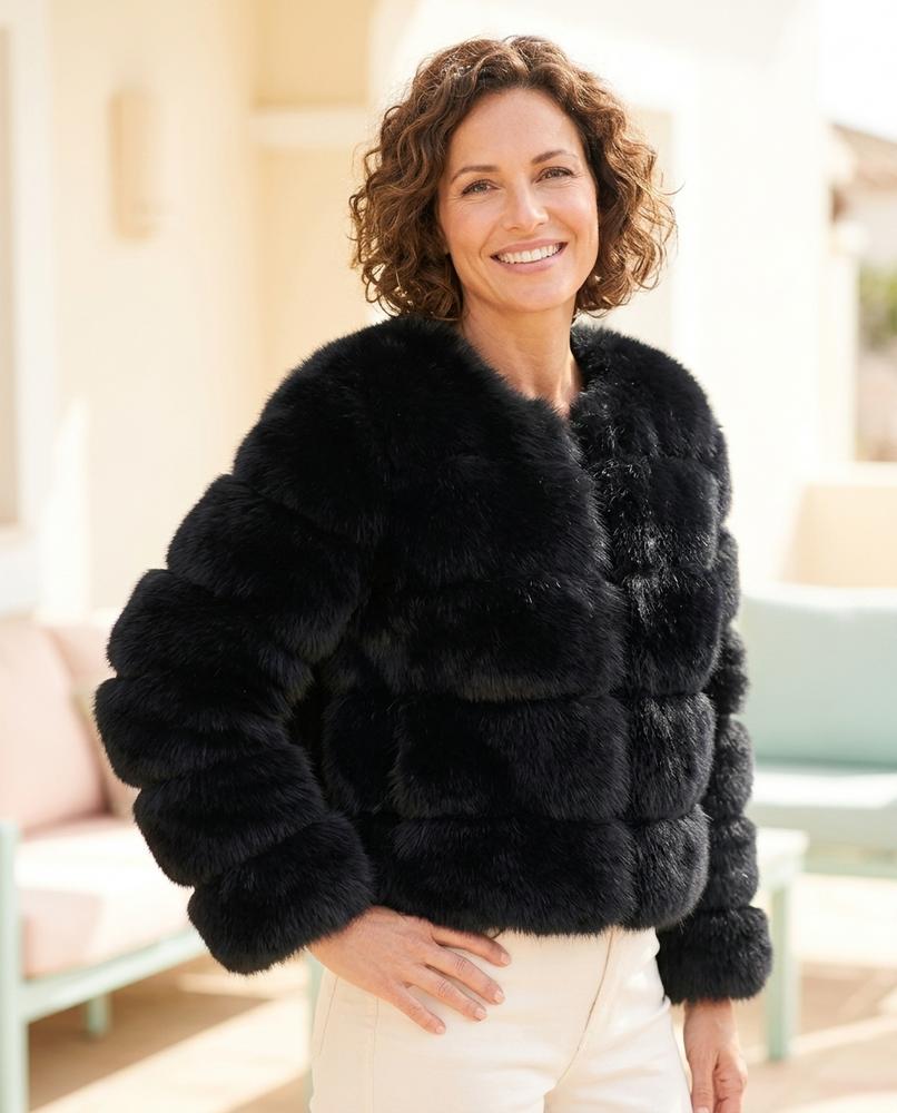 ExpressOutlet24 - Lolil | Tiered Faux Fur Jacket Women