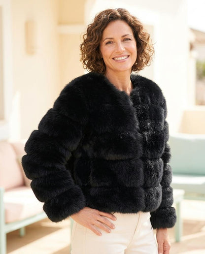 ExpressOutlet24 - Lolil | Tiered Faux Fur Jacket Women