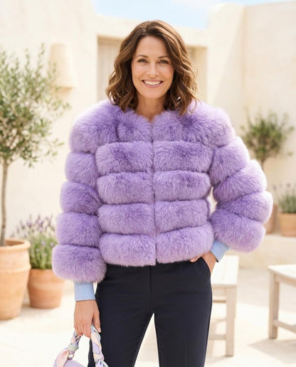 ExpressOutlet24 - Lolil | Tiered Faux Fur Jacket Women