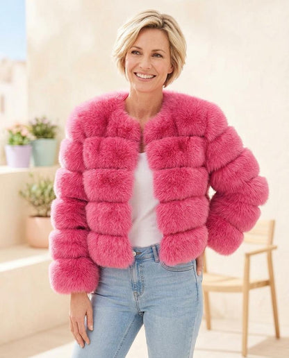 ExpressOutlet24 - Lolil | Tiered Faux Fur Jacket Women