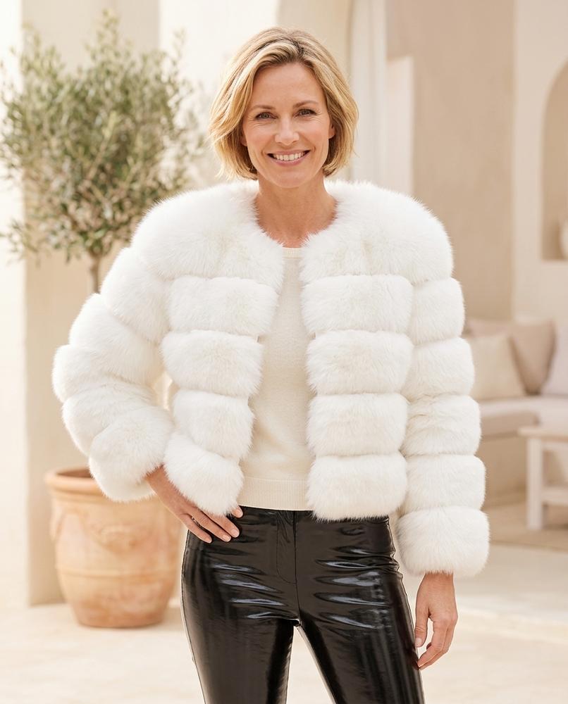 ExpressOutlet24 - Lolil | Tiered Faux Fur Jacket Women