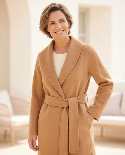 ExpressOutlet24 - Vuren | Belted Wool Coat Women
