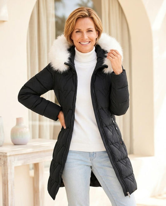 ExpressOutlet24 - Lubev | Quilted Hooded Coat Women