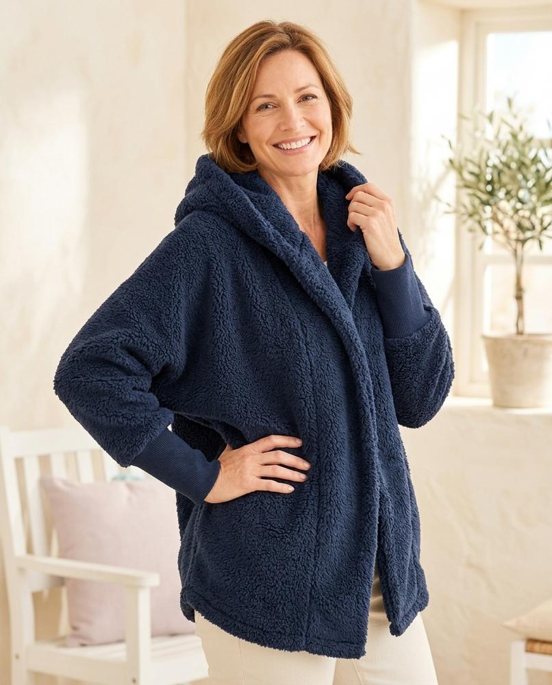 ExpressOutlet24 - Vawat | Hooded Open-Front Cardigan Women