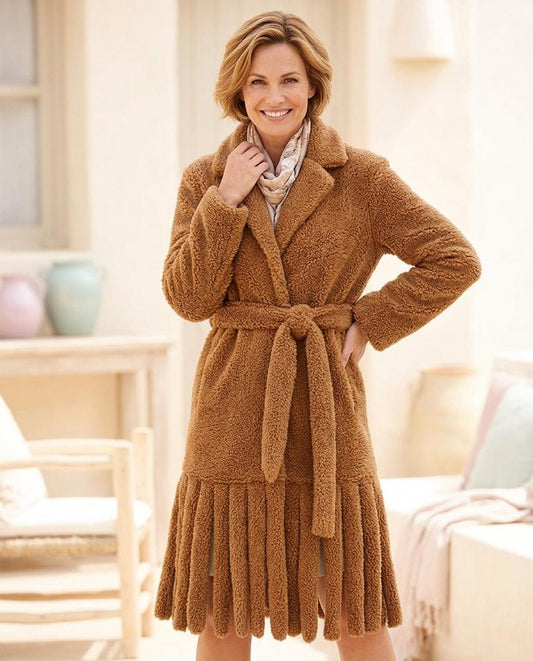 ExpressOutlet24 - Lemev | Belted Textured Coat Women