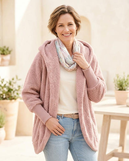 ExpressOutlet24 - Vawat | Hooded Open-Front Cardigan Women