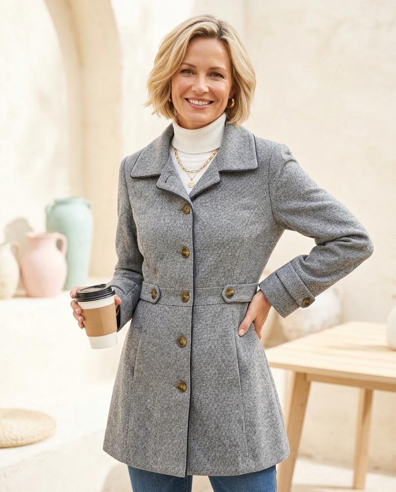 ExpressOutlet24 - Sonud | Single-Breasted Tailored Coat Women