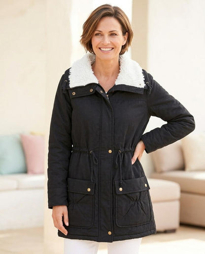 ExpressOutlet24 - Vupev | Quilted Sherpa-Lined Jacket Women