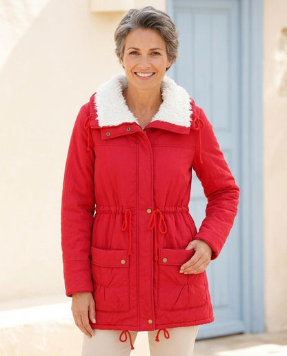 ExpressOutlet24 - Vupev | Quilted Sherpa-Lined Jacket Women