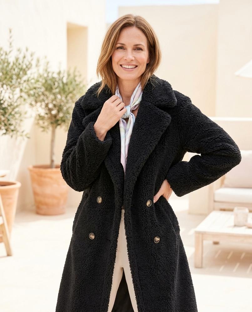 ExpressOutlet24 - Sowus | Teddy Longline Coat Women