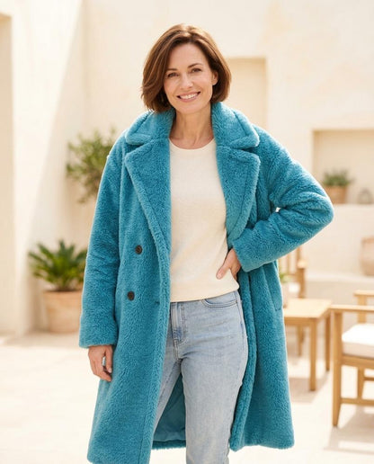 ExpressOutlet24 - Sowus | Teddy Longline Coat Women