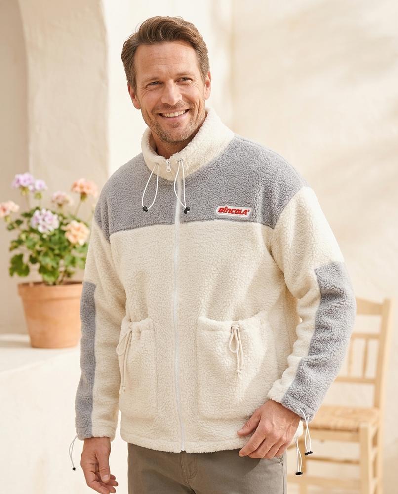 ExpressOutlet24 - Vaner | Color-Blocked Fleece Jacket Men