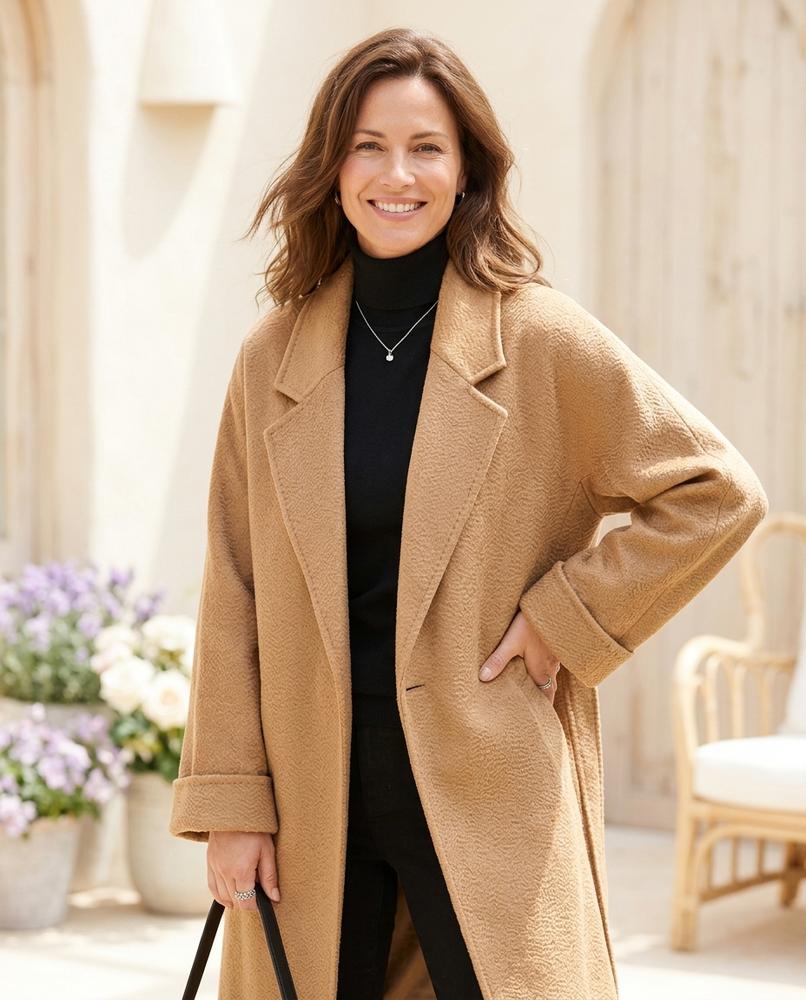ExpressOutlet24 - Divek | Relaxed-Fit Notched-Lapel Coat Women