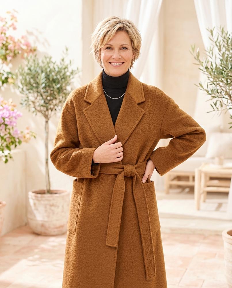 ExpressOutlet24 - Divek | Relaxed-Fit Notched-Lapel Coat Women
