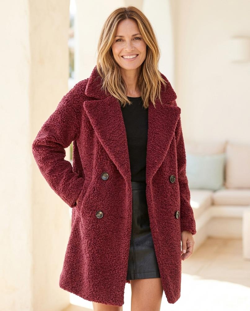 ExpressOutlet24 - Cizol | Structured Double-Breasted Coat Women
