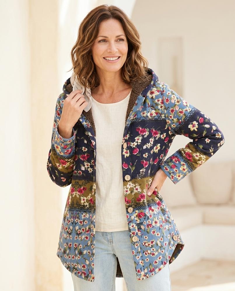 ExpressOutlet24 - Kekum | Patchwork Floral Jacket Women