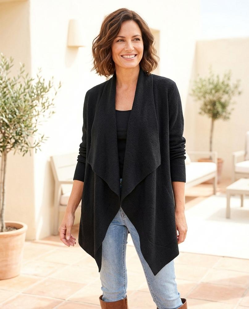 ExpressOutlet24 - Nakuv | Draped Belted Knit Cardigan Women