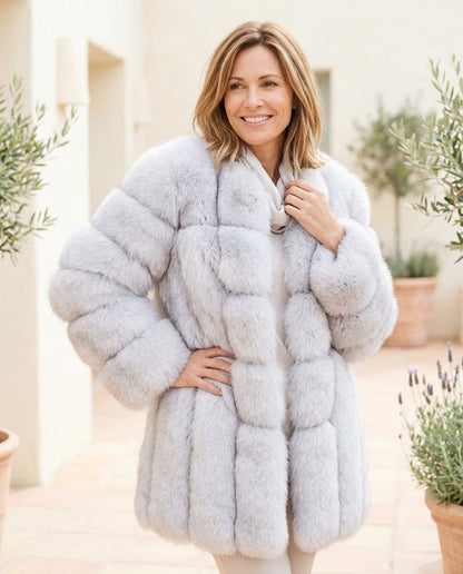 ExpressOutlet24 - Aahet | Faux-Fur Open-Front Coat Women