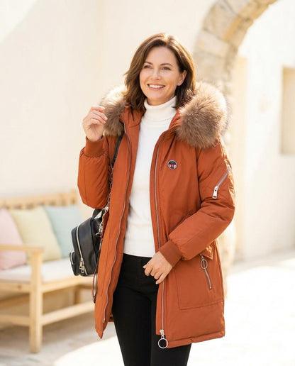 ExpressOutlet24 - Yerek | Padded Hooded Coat Women