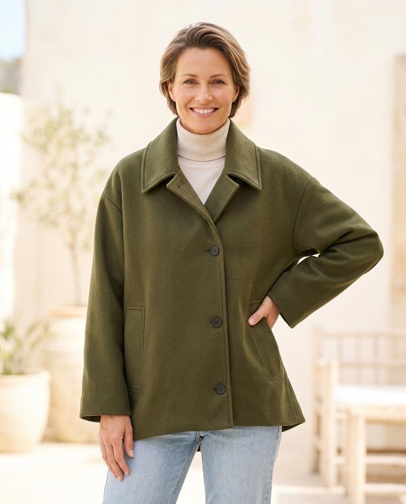 ExpressOutlet24 - Kulud | Boxy Fit Button-Front Jacket Women