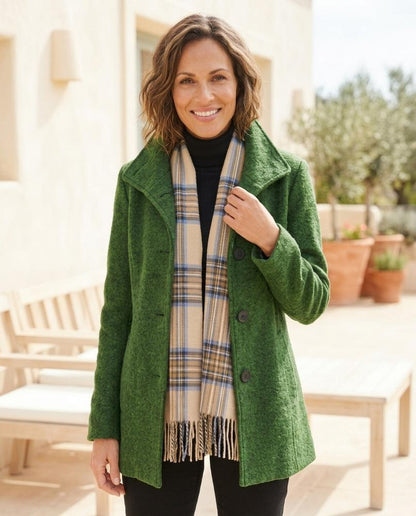 ExpressOutlet24 - Zanor | Textured Buttoned Coat Women