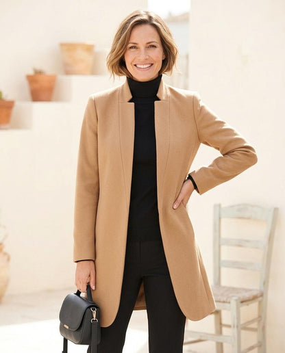 ExpressOutlet24 - Lamel | Open-Front Tailored Coat Women