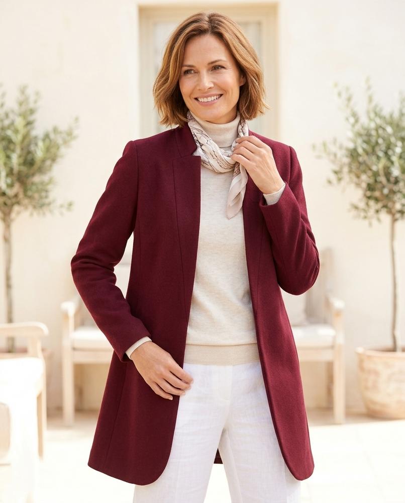 ExpressOutlet24 - Lamel | Open-Front Tailored Coat Women