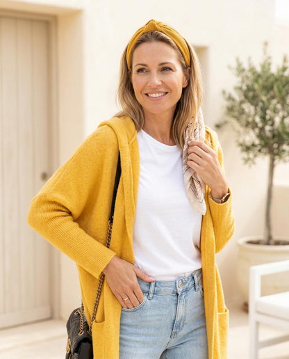 ExpressOutlet24 - Raven | Open-Front Textured Knit Cardigan Women