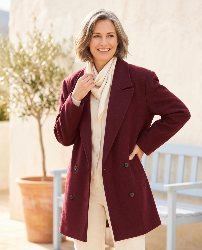 ExpressOutlet24 - Zinam | Double-Breasted Longline Coat Women