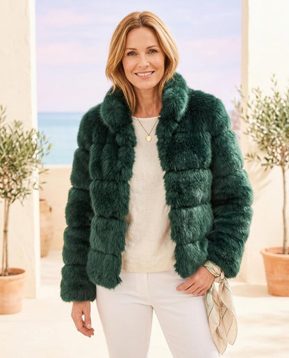 ExpressOutlet24 - Lonik | Faux-Fur Paneled Jacket Women