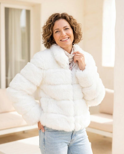 ExpressOutlet24 - Lonik | Faux-Fur Paneled Jacket Women