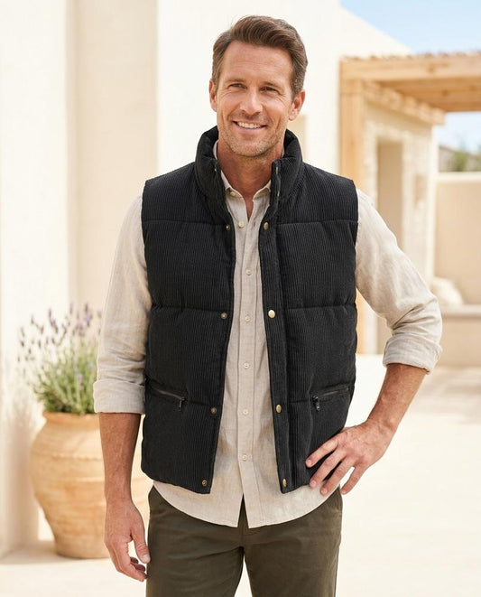 ExpressOutlet24 - Yobam | Padded Corduroy Vest Men