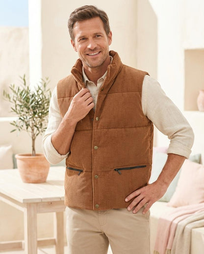 ExpressOutlet24 - Yobam | Padded Corduroy Vest Men